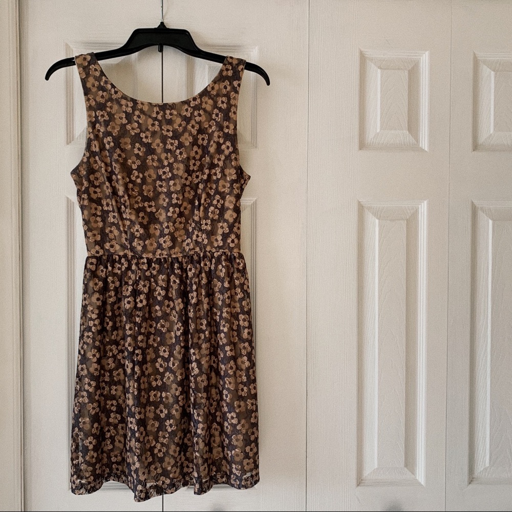 Mystic lace skater dress